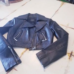 Babe Black Leather Jacket